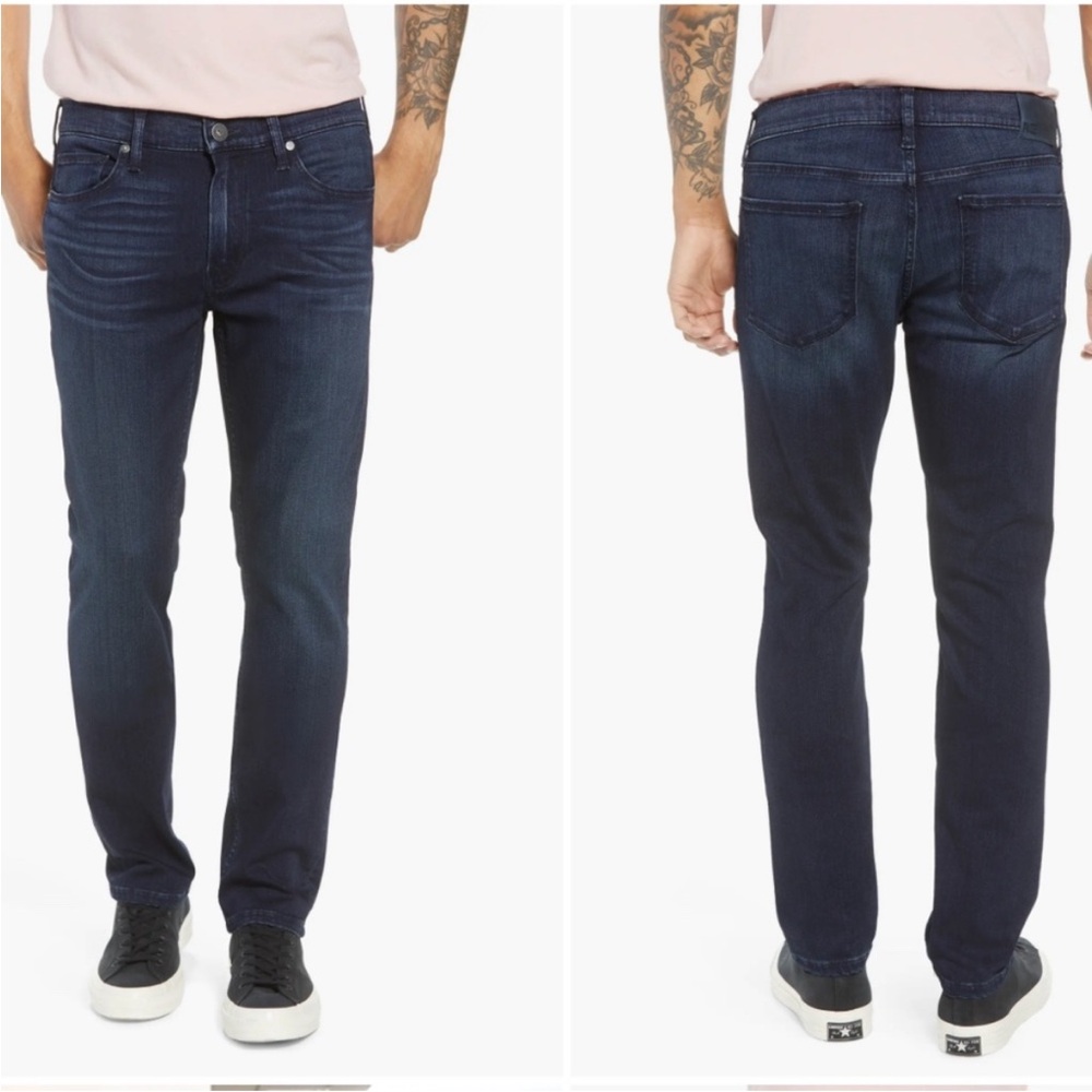 PAIGE Denim Lennox Slim Fit Jeans in Dorset Blue Men's
Size 30